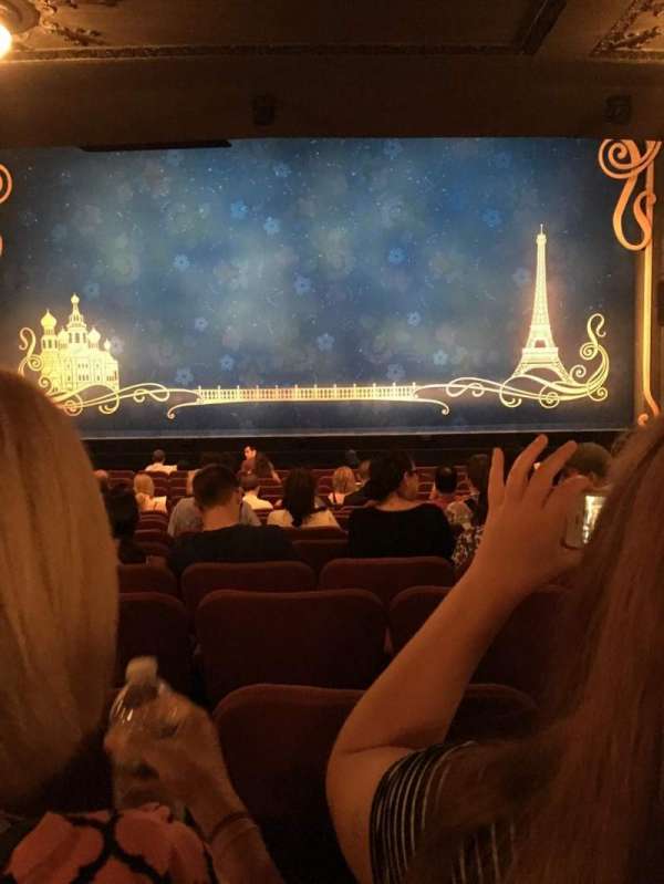 Broadhurst Theatre, section: Orchestra C, row: P, seat: 111