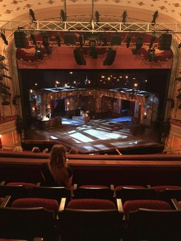 Bernard B. Jacobs Theatre, section: Mezzanine C, row: H, seat: 107