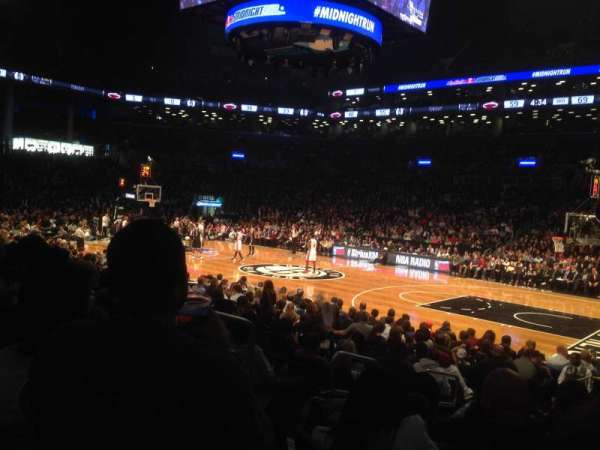 Barclays Center, section: 22, row: 10, seat: 5