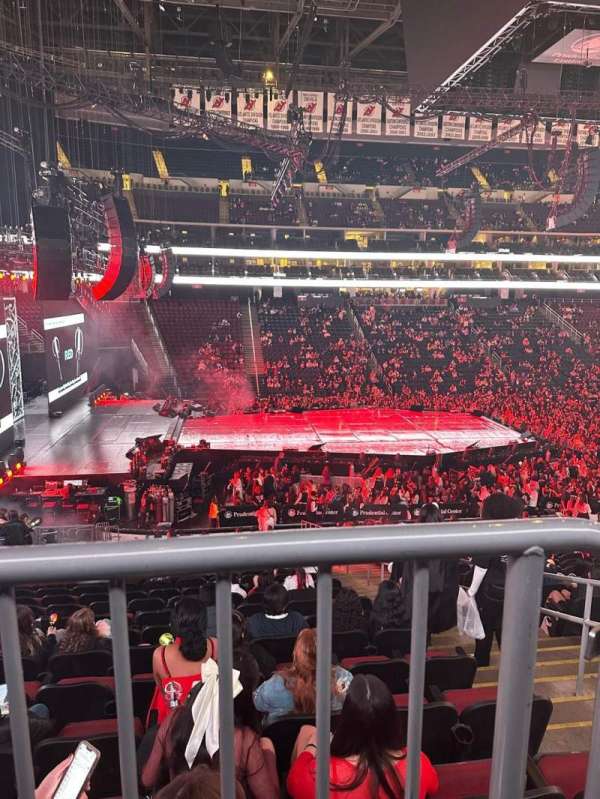 Prudential Center, section: 17, row: WC, seat: 3