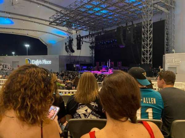 Daily's Place, section: 202, row: F, seat: 22