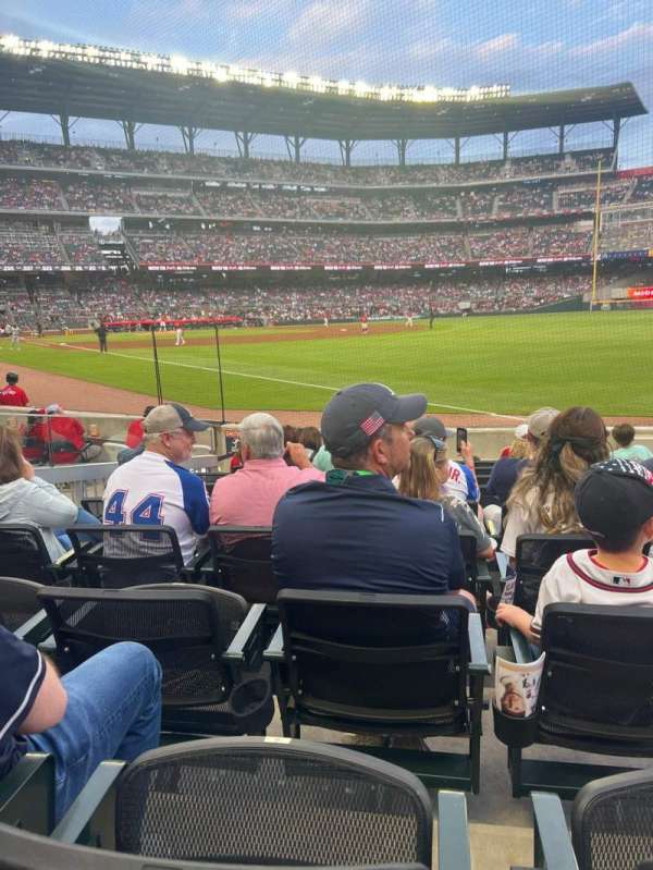 Truist Park, section: 11, row: 9, seat: 4