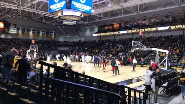 Stuart C. Siegel Center, section: 21, row: F, seat: 5