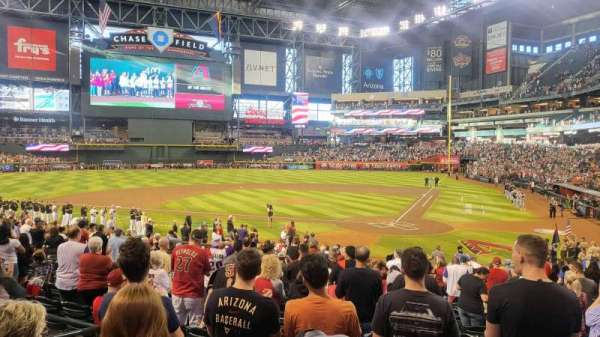 Chase Field, section: 125, row: 25, seat: 9