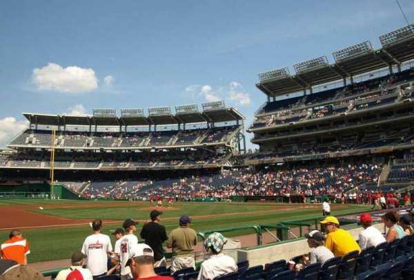 Nationals Park, section: 115, row: H, seat: 13