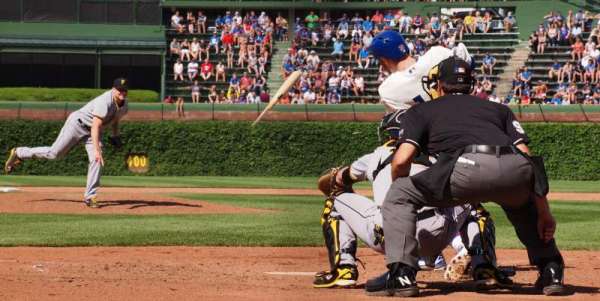 Wrigley Field, section: AA18, row: 1, seat: 4