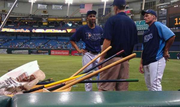Tropicana Field, section: Bullpen Box