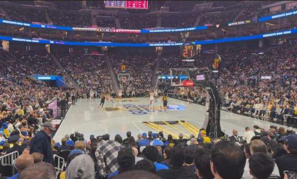 Chase Center, section: 122, row: 4, seat: 10