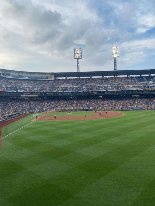 PNC Park, section: 144, row: A, seat: 12