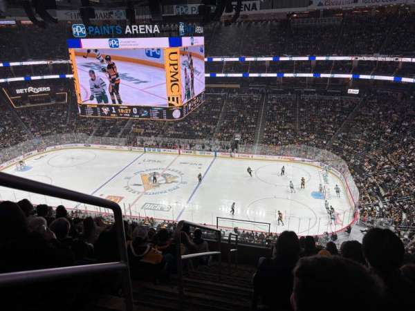 PPG Paints Arena, section: 217, row: H, seat: 22
