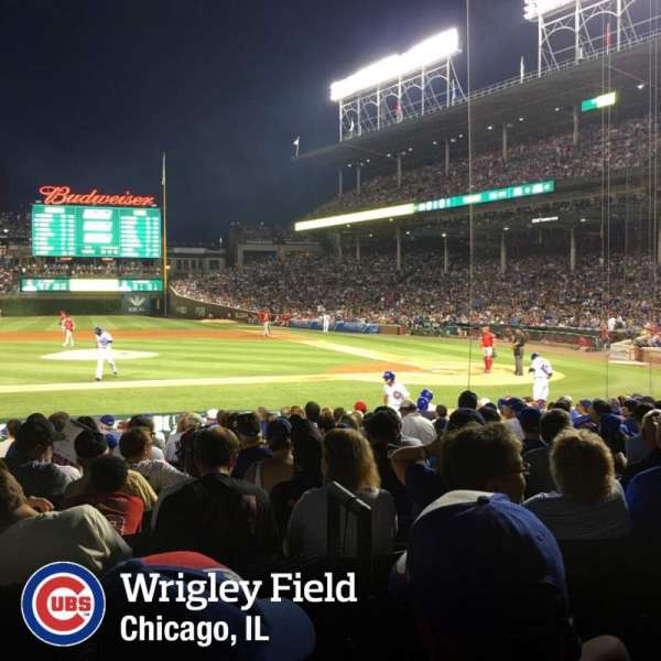Wrigley Field, section: 112, row: 2, seat: 16