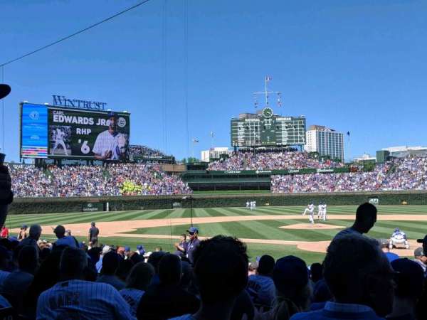 Wrigley Field, section: 116, row: 1, seat: 5