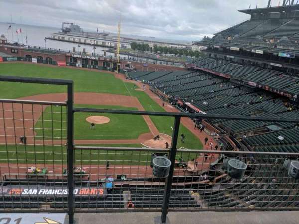 Oracle Park, section: VB321, row: b, seat: 20