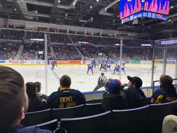 Blue Cross Arena, section: 105, row: E, seat: 7