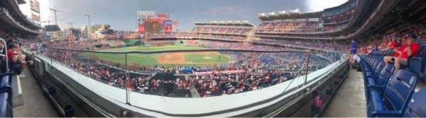 Nationals Park, section: 208, row: A, seat: 19