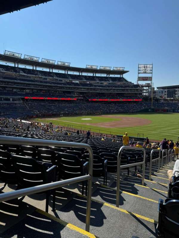 Nationals Park, section: 134, row: SS, seat: 30