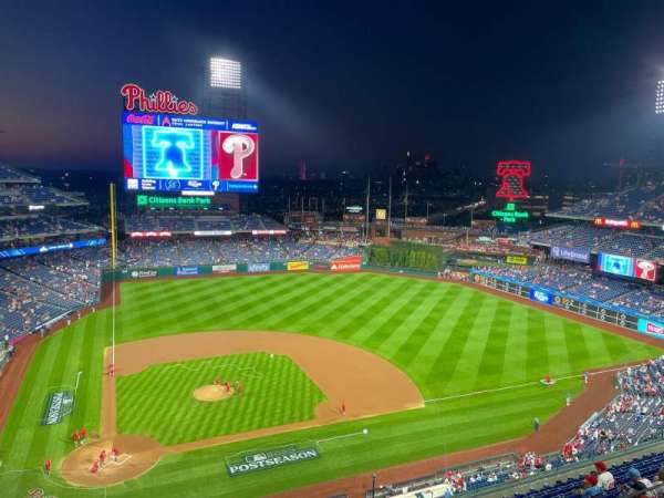 Citizens Bank Park, section: 417, row: 3, seat: 7