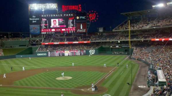 Nationals Park, section: 211, row: A, seat: 3