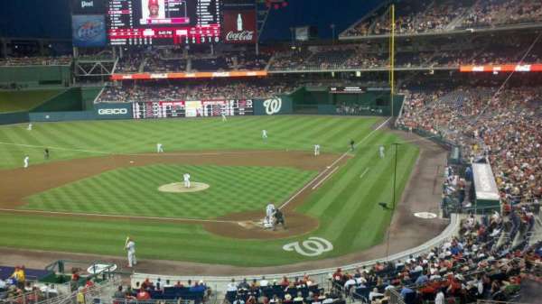 Nationals Park, section: 211, row: A, seat: 3