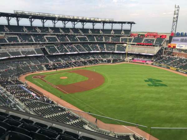 Truist Park, section: 412, row: 5, seat: 23