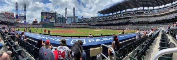 Truist Park, section: 33, row: 8, seat: 1