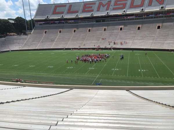 Memorial Stadium, Clemson, section: R, row: SS, seat: 11,13,15,17,19,21
