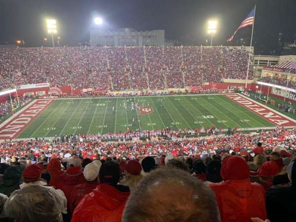 Memorial Stadium, Indiana, section: 107, row: 33, seat: 110