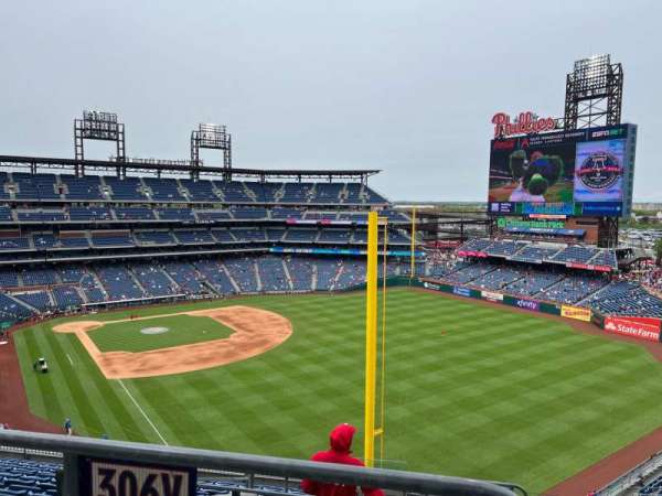 Citizens Bank Park, section: 306, row: 14, seat: 20