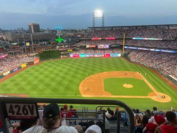 Citizens Bank Park, section: 426, row: 11, seat: 24