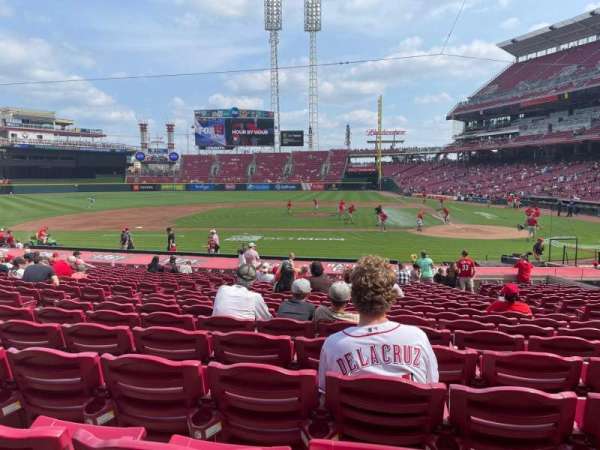 Great American Ball Park, section: 118, row: X, seat: 5