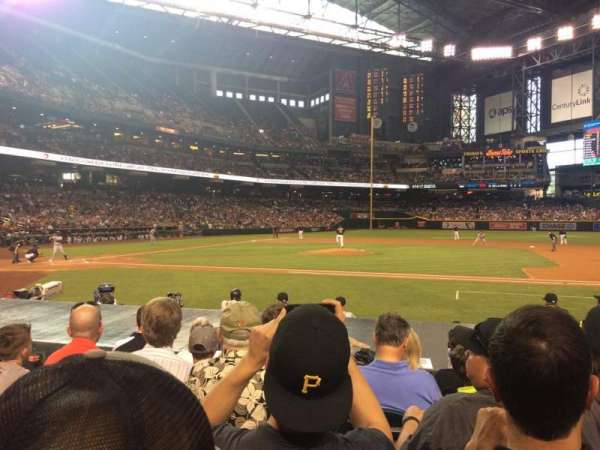 Chase Field, section: E, row: 11, seat: 8