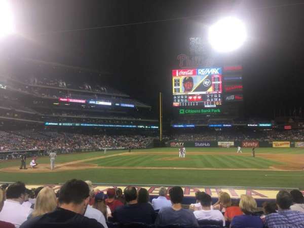Citizens Bank Park, section: 117, row: 10, seat: 9