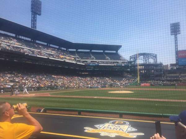 PNC Park, section: 10, row: H, seat: 9