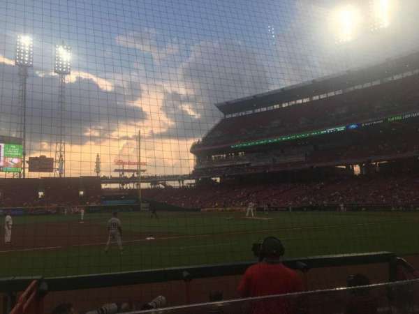 Great American Ball Park, section: 115, row: G, seat: 11