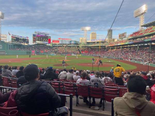 Fenway Park, section: Loge Box 137, row: CC, seat: 4
