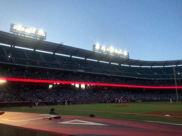 Angel Stadium, section: 126, row: D, seat: 1