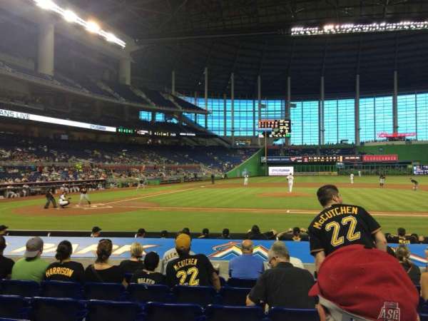 LoanDepot Park, section: 9, row: G, seat: 14