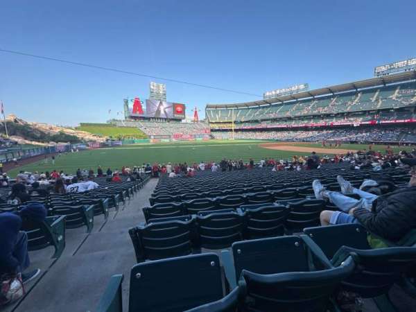 Angel Stadium, section: 106, row: Z, seat: 1