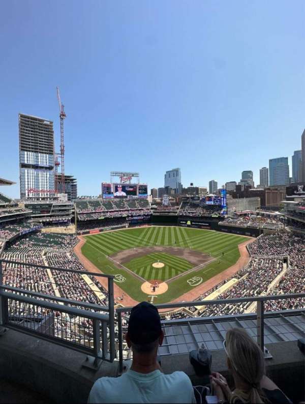 Target Field, section: 314, row: 2, seat: 11
