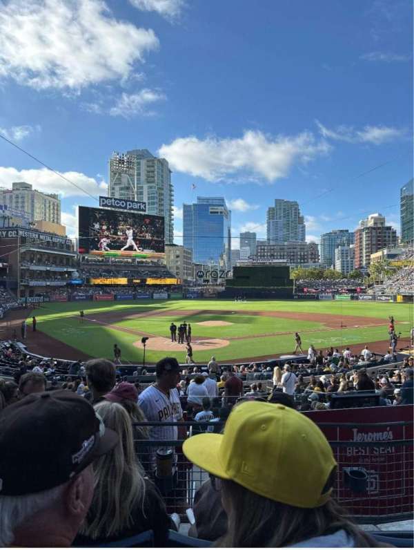 Petco Park, section: Premier Club H, row: 3, seat: 5