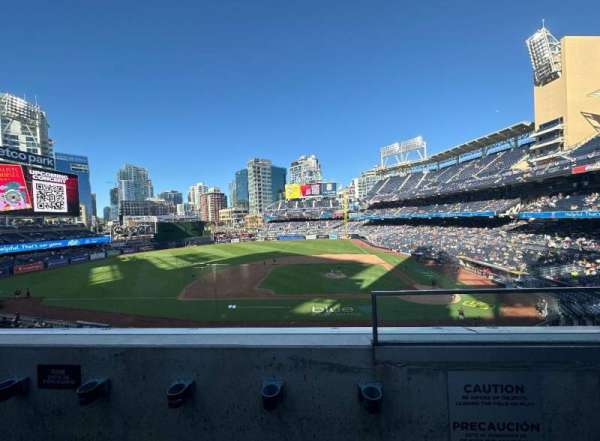 Petco Park, section: 208, row: 2, seat: 1