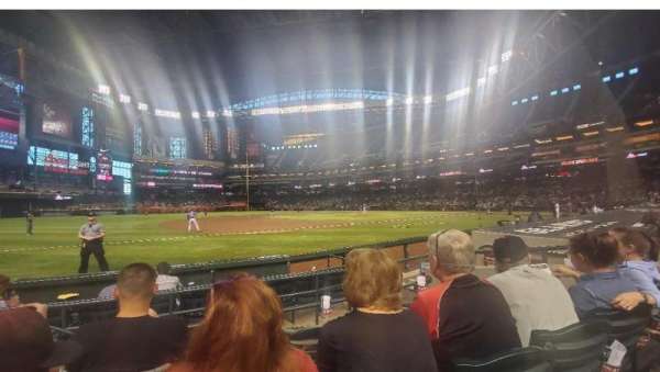 Chase Field, section: R, row: D, seat: 10