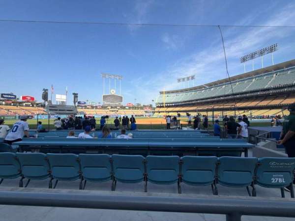Dodger Stadium, section: 27FD, row: A, seat: 8