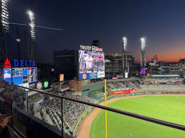 Truist Park, section: 442, row: A, seat: 21