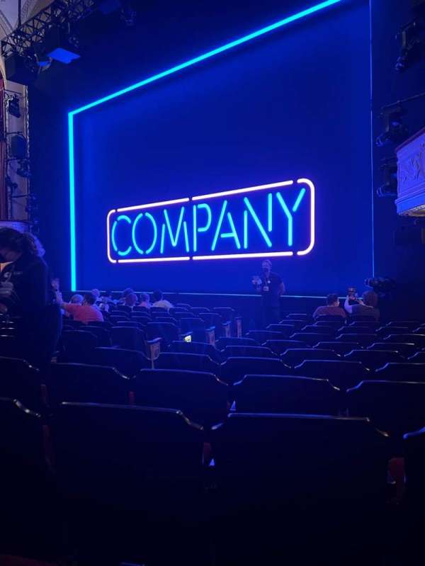 Bernard B. Jacobs Theatre, section: Orchestra R, row: K, seat: 18