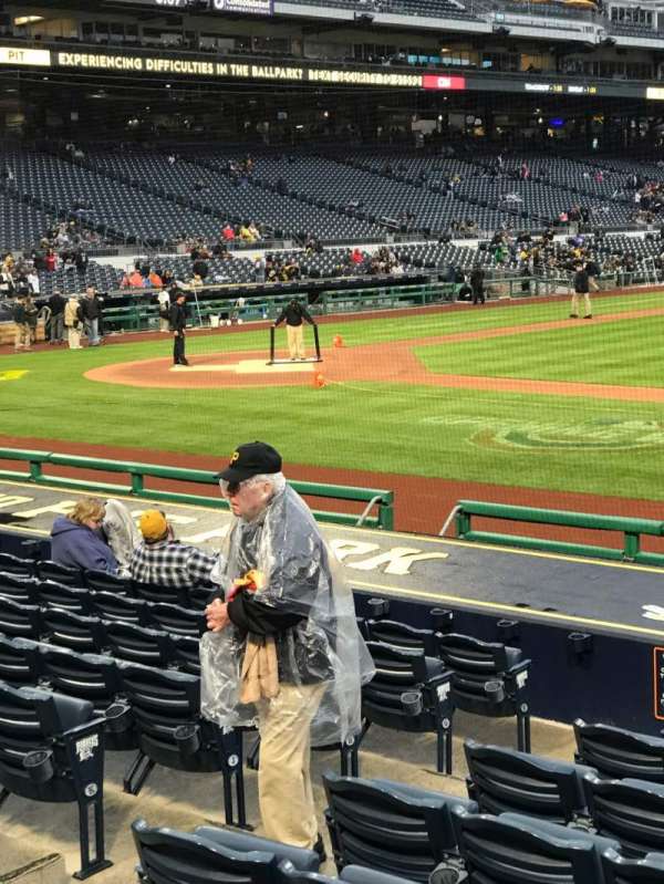 PNC Park, section: 110, row: A, seat: 1