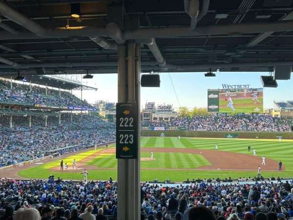Wrigley Field, section: 223, row: 15, seat: 5