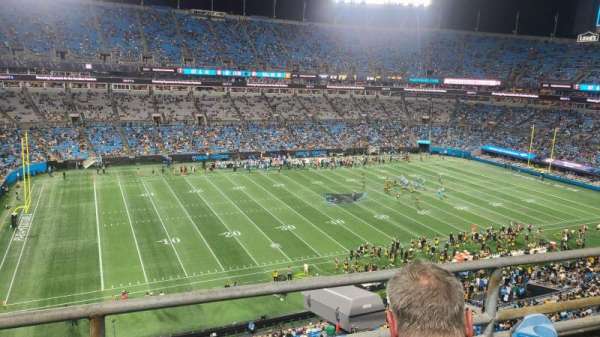 Bank of America Stadium, section: 519, row: 30, seat: 8