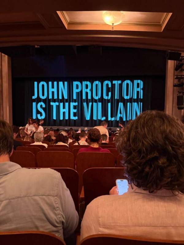 Booth Theatre, section: Orchestra C, row: M, seat: 115