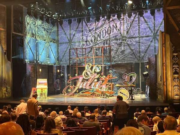 Stephen Sondheim Theatre, section: Orchestra R, row: Q, seat: 6